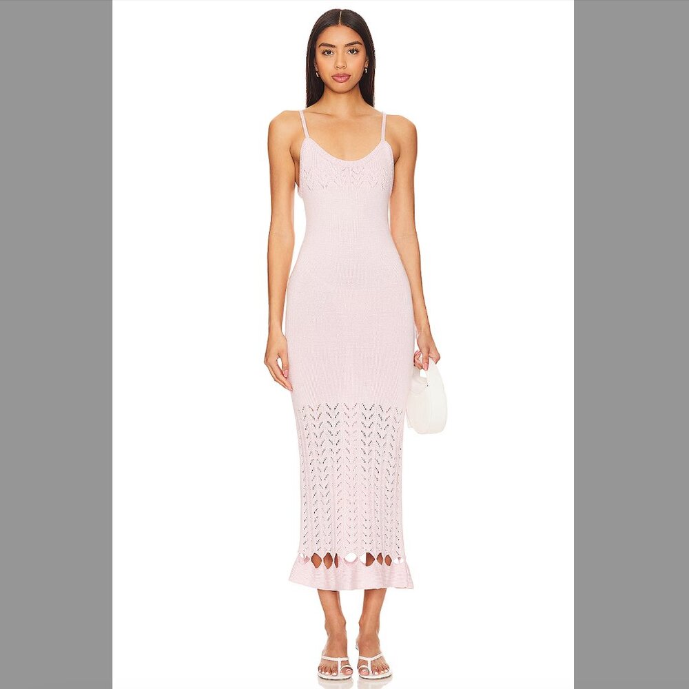 Nora Knit Dress - Light Pink - PEIXOTO